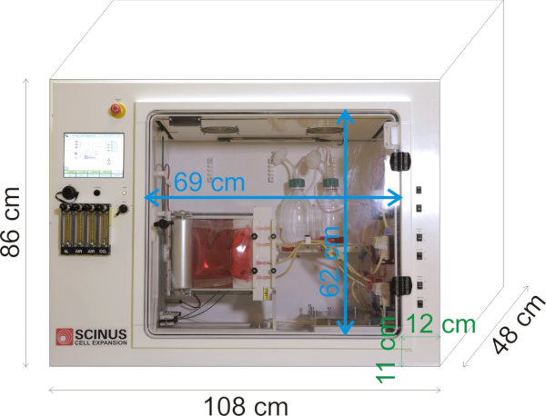 Bioreaktor w innowacyjnej technologii 3D - Scinus Cell Expansion System